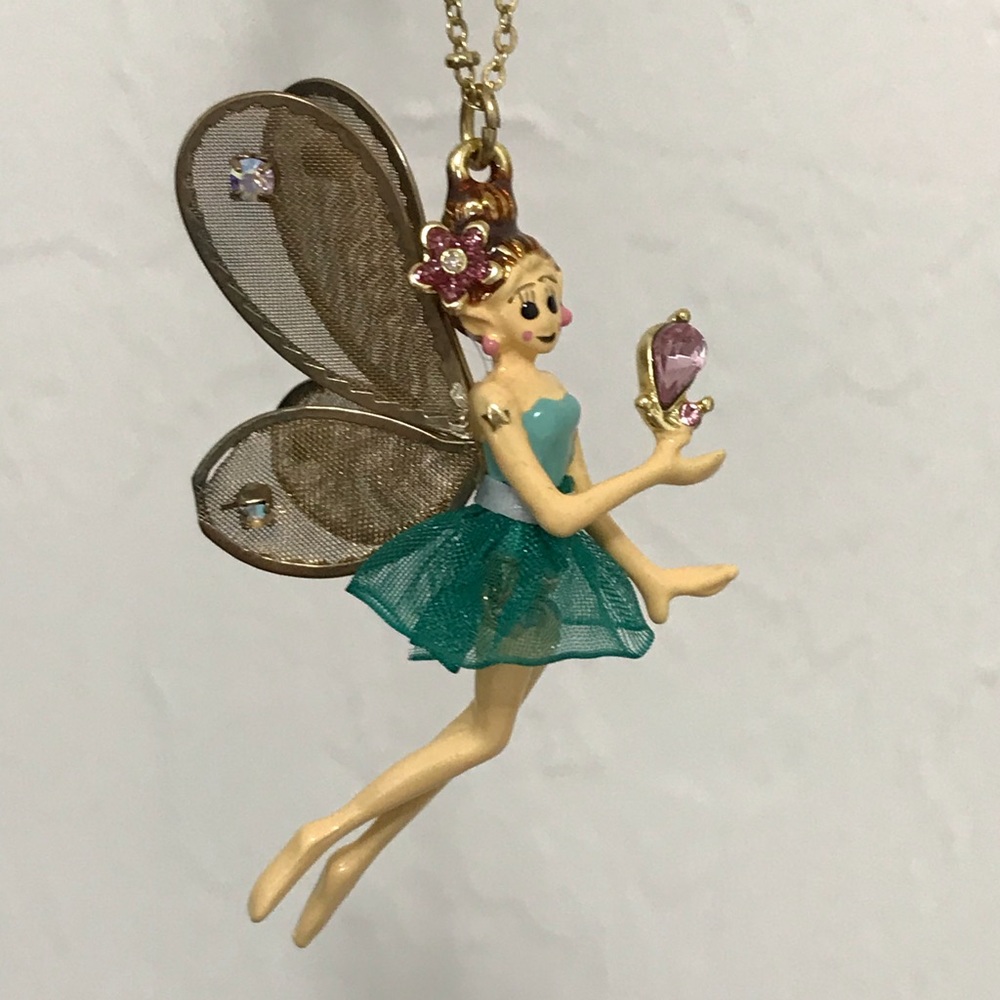 Betsy Johnson Fairy necklace - articulating legs